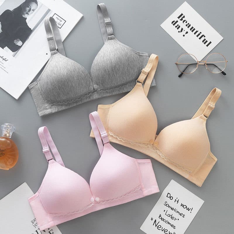 Manufacturer in-stock nursing bra, thin style, front clasp, lift-up, anti-sagging, postpartum feeding, specially designed for pregnant women.