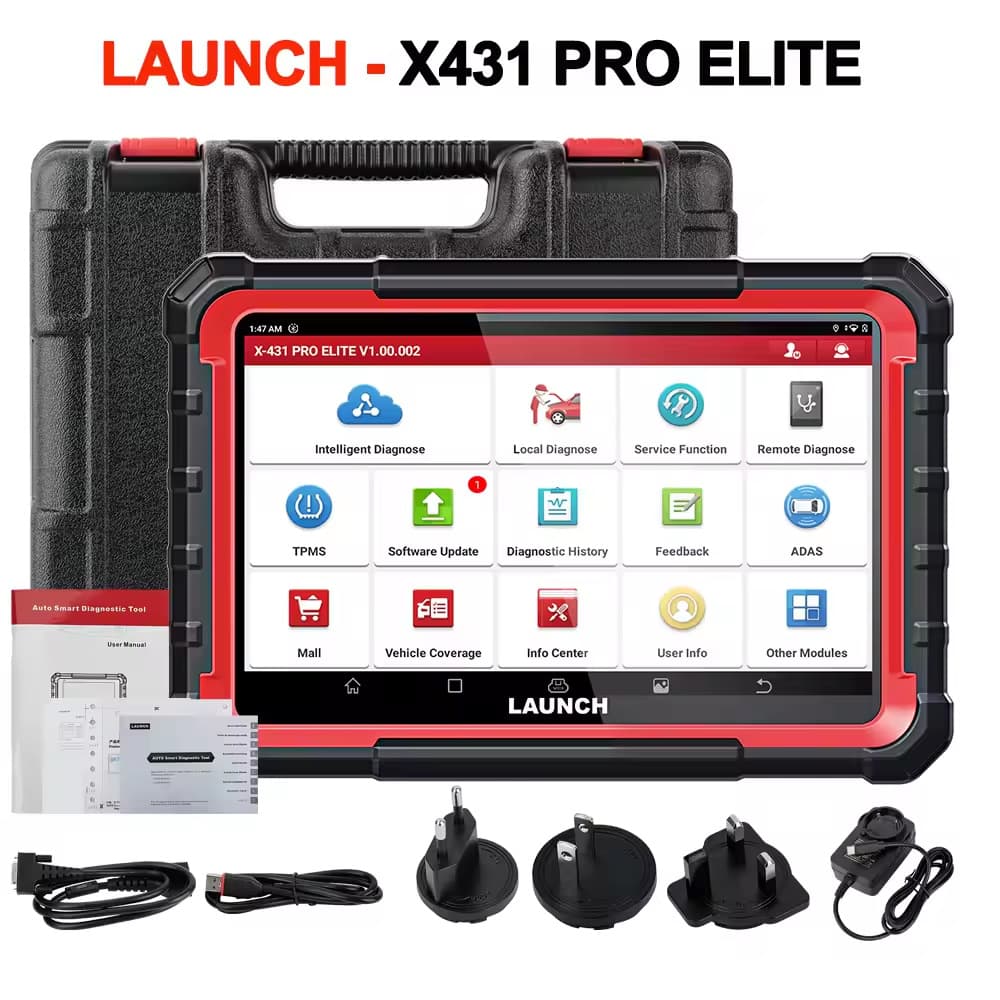 Launch X431 PRO ELITE 8-inch diagnostic tool scanner CAN FD/DOIP British and European version