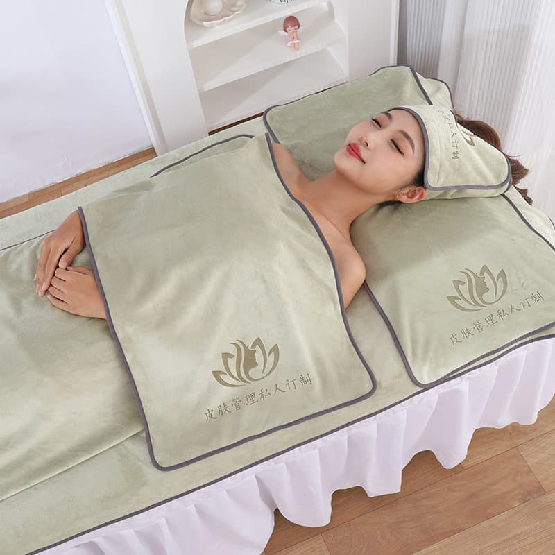 Beauty Salon Special Towel Bath Towel Skin Management Bed Towel Soft Absorbent Large Towel Bath Skirt Bag Turban Logo