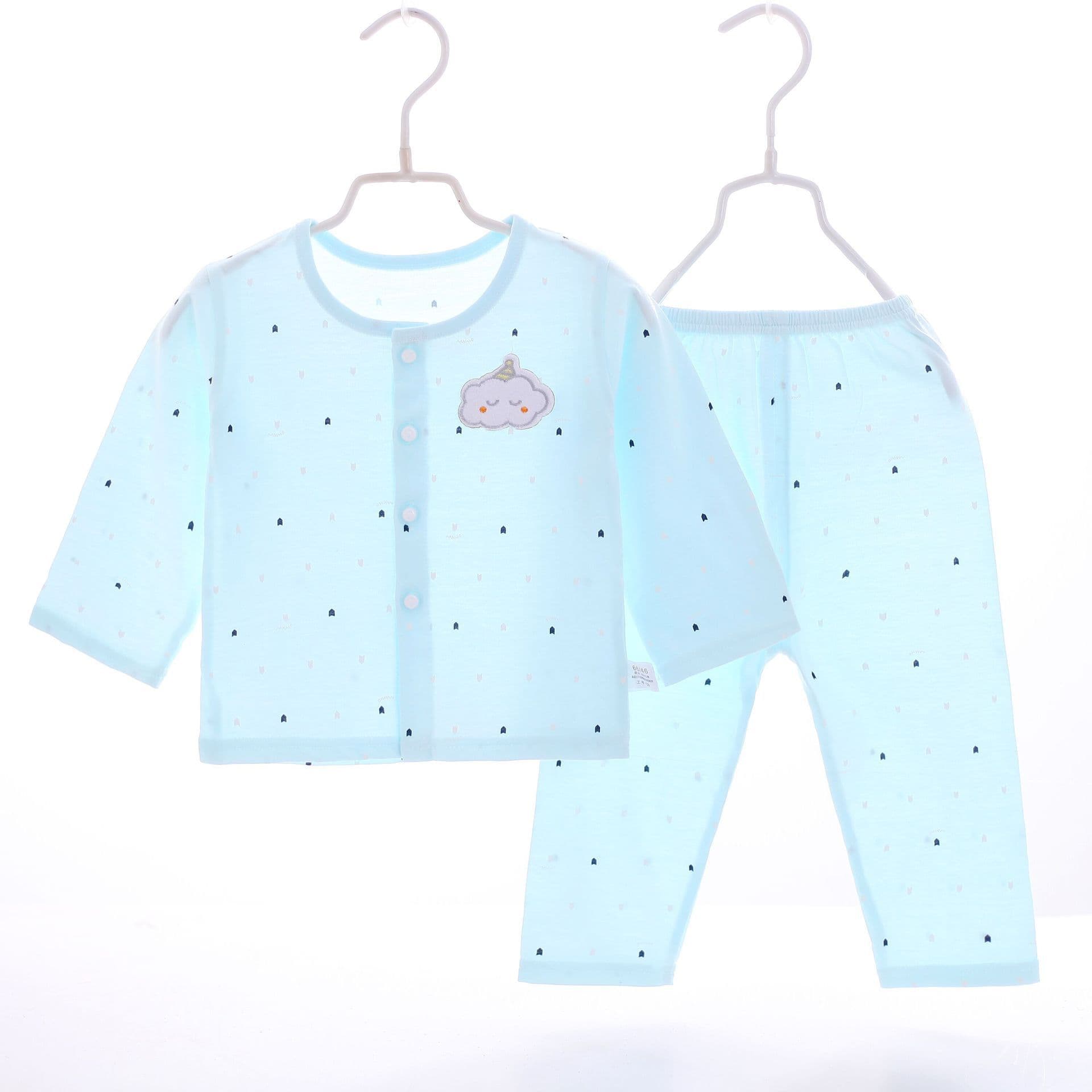 Summer Baby Underwear Pure Cotton Air Conditioning Clothes Newborn Underpants Baby Clothes Children's Homewear Set