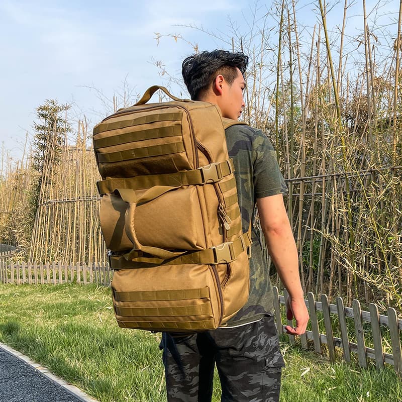 Large Capacity Hiking Backpack, Multi-purpose Hand Luggage Bag, Convertible Backpack and Travel Bag