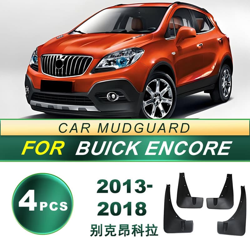 Compatible with 2013-2018 Buick Encore Car Mud Flaps Soft Rubber Mudguard Modification Accessories