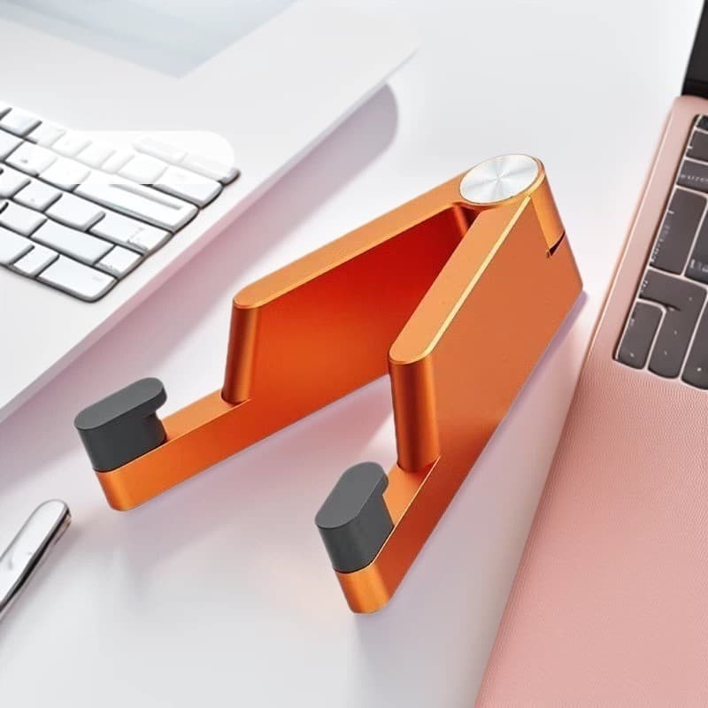 Cross-border Plastic V-shaped Phone Stand Desktop Foldable Portable Lazy Person Binge-watching TikTok Live Streaming Tablet Stand