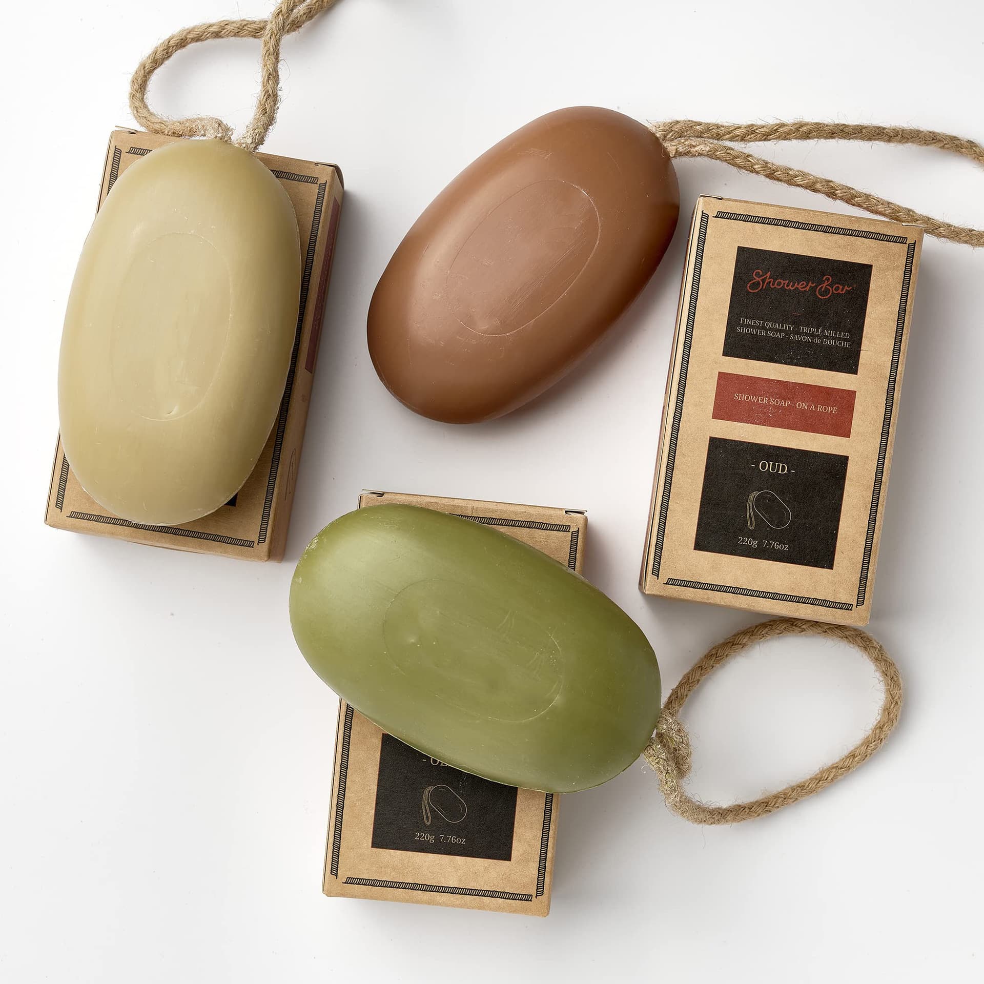 Cross-border Trade European and American Olive Soap Custom Handmade Soap Essential Oil Bath Rope Soap Fruit Soap