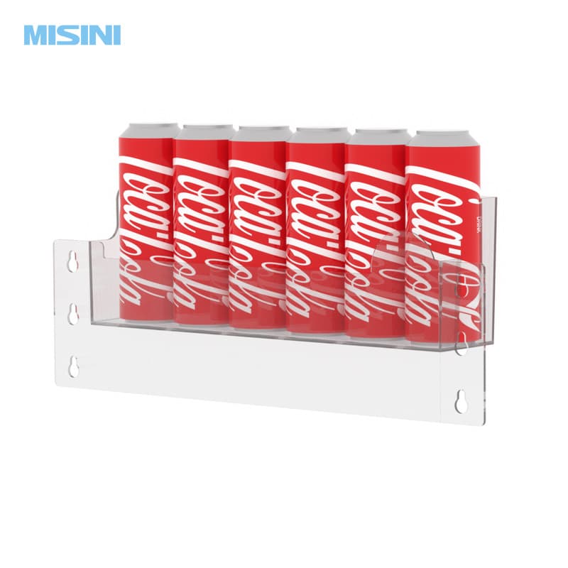 Beer Drink Soda Material Freezer Product Display Transparent Box Suction Cup Fixed Transparent Hanging Box Cola Display Hanging Box