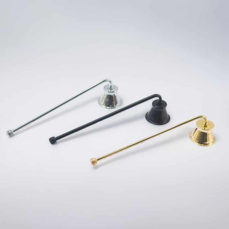 Cross-border American-style scented candle snuffer bell metal trumpet candle extinguisher cover