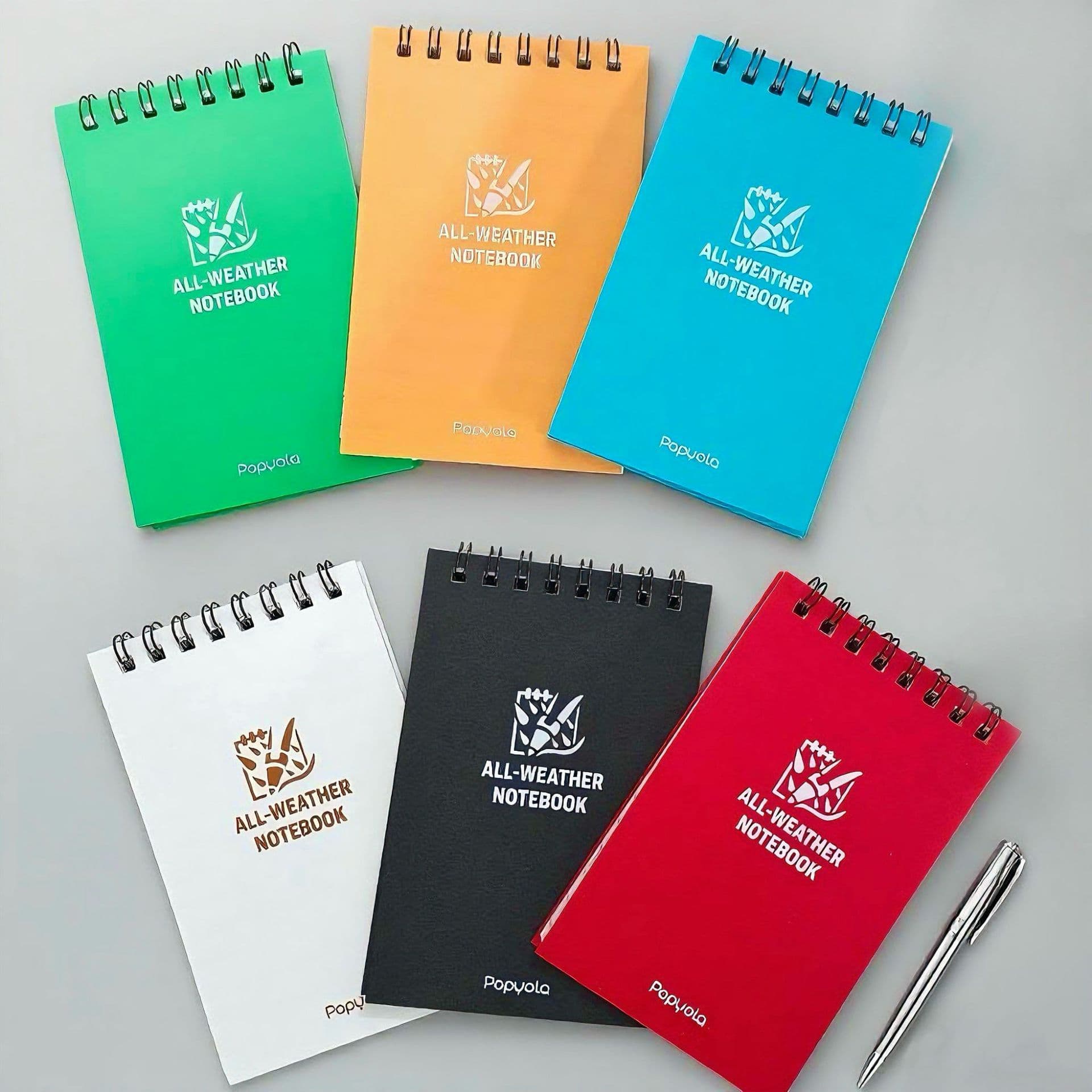 In Stock All-Weather Waterproof Notebook Stone Paper Spiral Coil Mini Pocket Notebook Custom LOGO Cross-Border