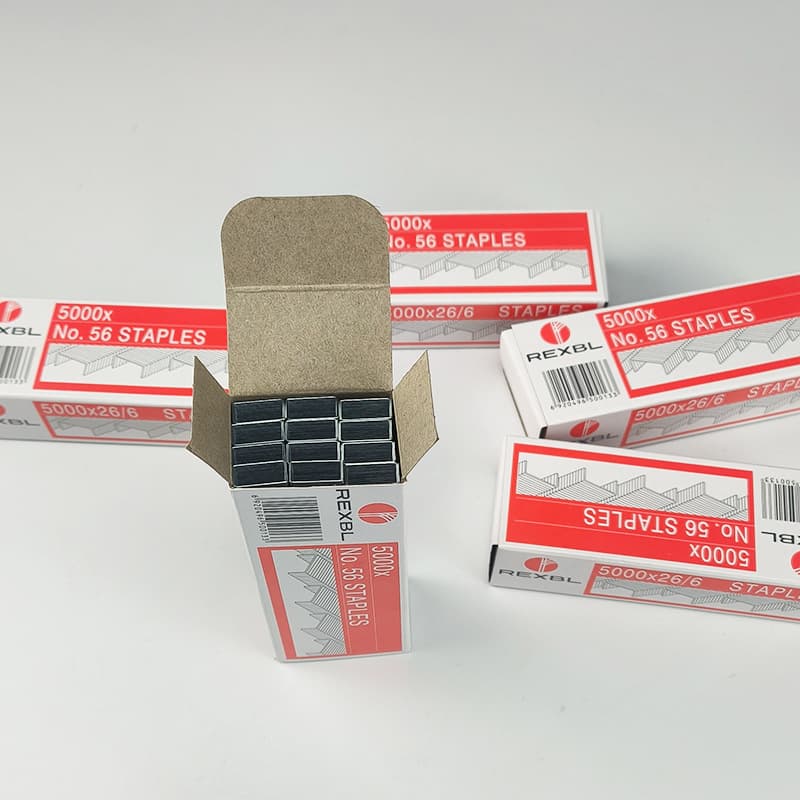 26/6 Staples large box, 5000 pieces per box, foreign trade universal nails standard staples.