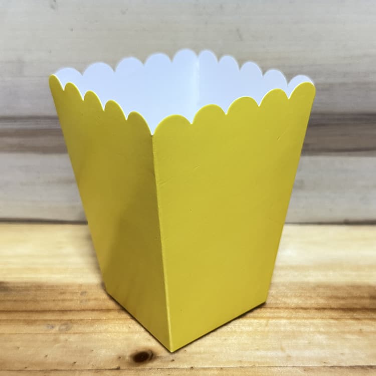 Birthday Holiday Popcorn Boxes Assorted Colors Paper Bucket Popcorn Cup Disposable Popcorn Packaging Box Factory