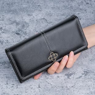 Women's Long Wallet 2026 New Oily Wax Leather Purse Retro European and American Foreign Trade Zipper Large Capacity Clutch Bag for Women