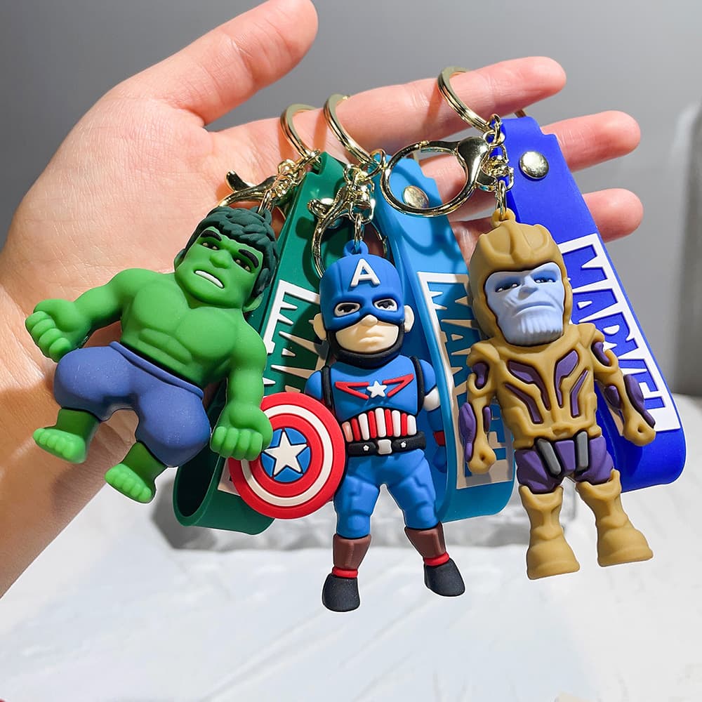 2025 key chain key chain set PVC bag car doll machine small gift