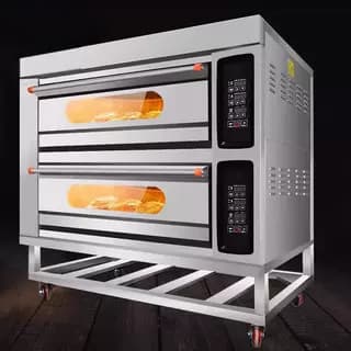 Chigo Electric Oven Commercial Large Capacity Double Layer Two Tray Four Tray Bread Cake Baking Special Gas Oven