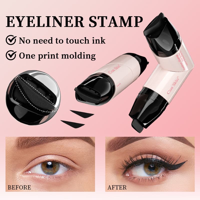 Overseas In-Stock CosSkin Eyeliner Stamp Pen One-Stamp Application Cross-Border Bestseller Eyeliner Pen In Stock