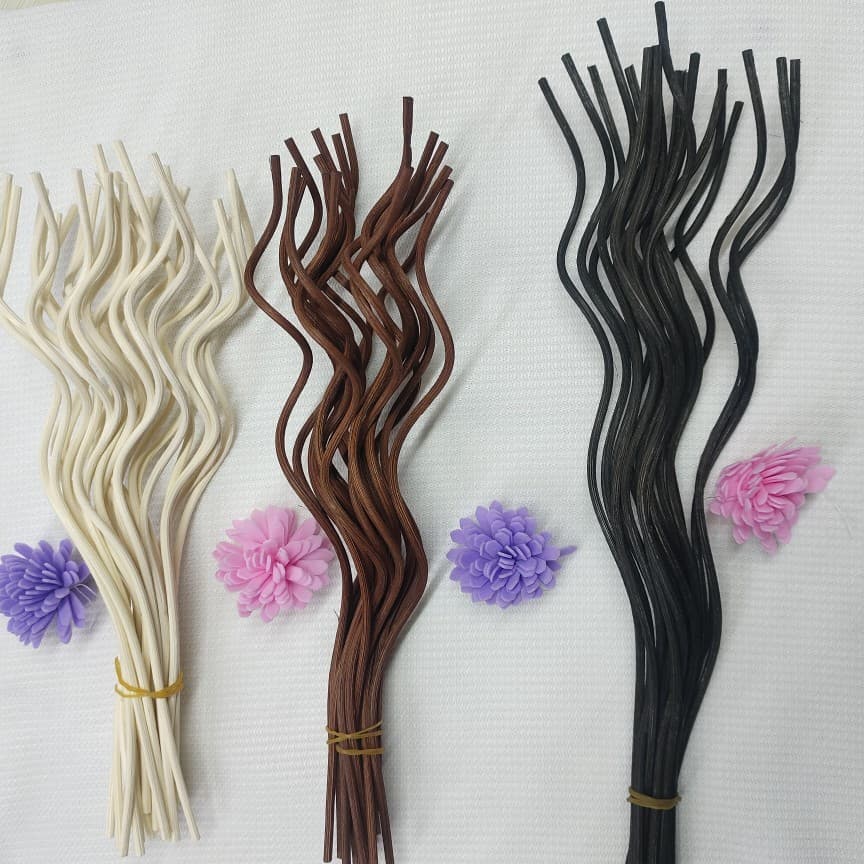 Indonesian Reed Home Decor Curly Reed Unique Scent Diffuser Sticks, Long-Lasting Fragrance, Factory Direct