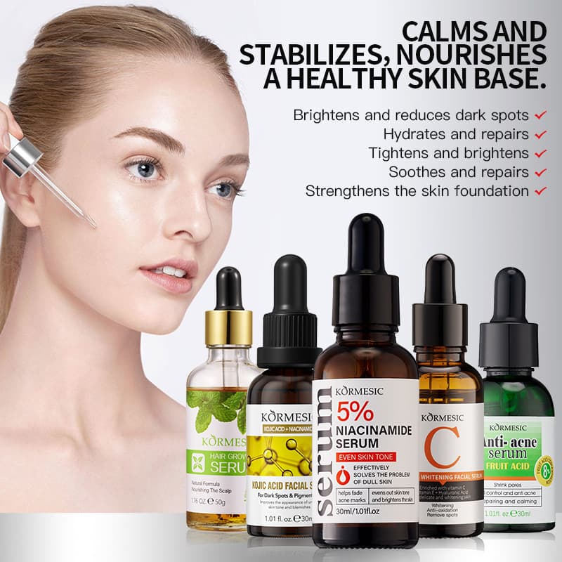Vitamin, Centella Asiatica, Niacinamide Serum, Long-Lasting Moisture, Cross-Border Trade Factory Wholesale