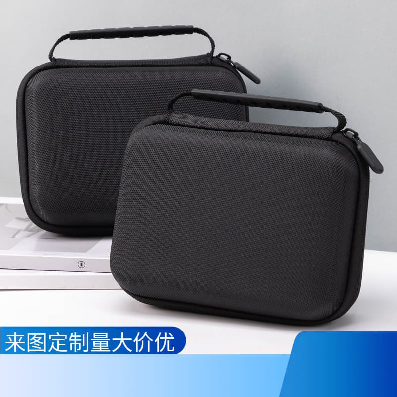 Fishing gear set, multi-functional EVA storage bag, drum water droplet spinning wheel protection bag, fish hook and line hard shell bag