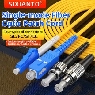 Engineering Telecom Grade Fiber Optic Patch Cord LSZH Low Smoke Zero Halogen Single Mode Single Core Pigtail Jumper Fiber Optic Cable SC/LC/FC
