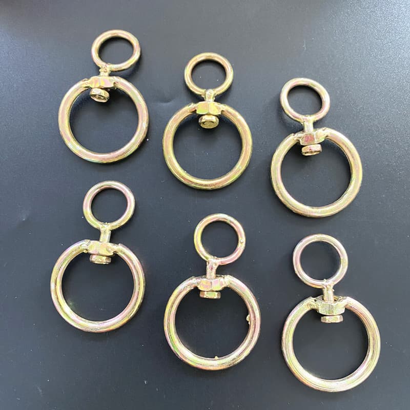 Size 8 Swivel Connector Ring for Dog, Cattle, and Sheep Locks - Dollar Store Wholesale Source