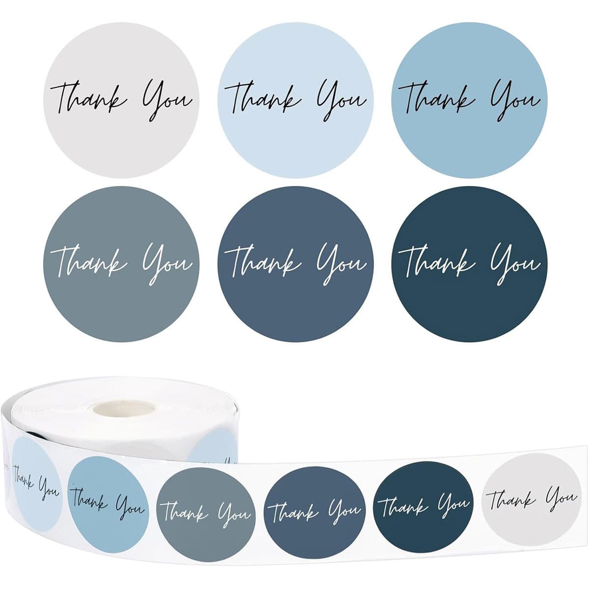 Amazon INS Style 1-Inch Round Sticker Thank You Seal Sticker Thank You Sticker