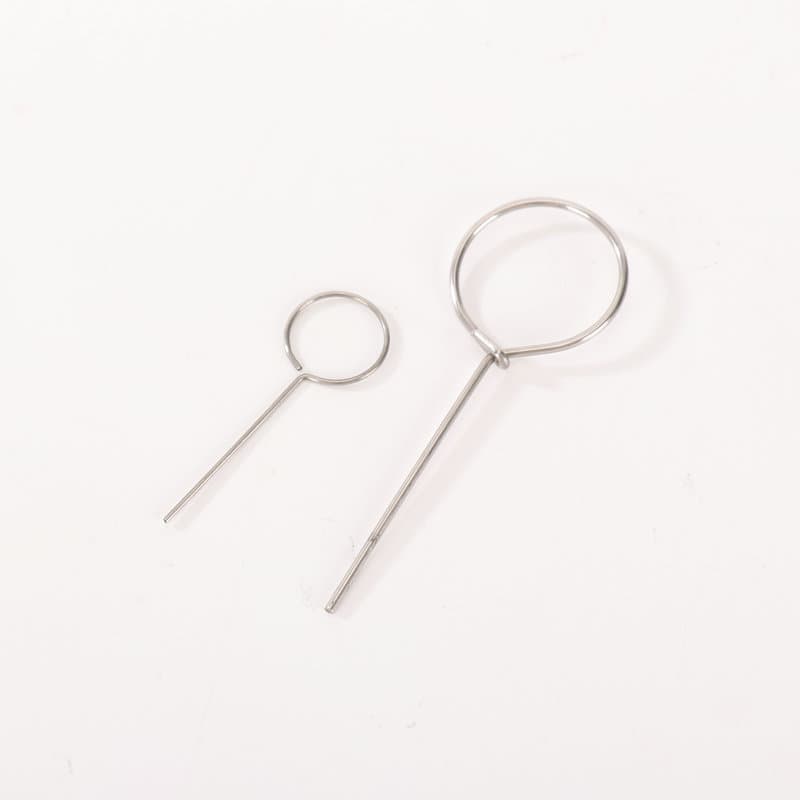 Factory direct customizable special-shaped spring universal high-quality thickened portable compact SIM ejector pin.
