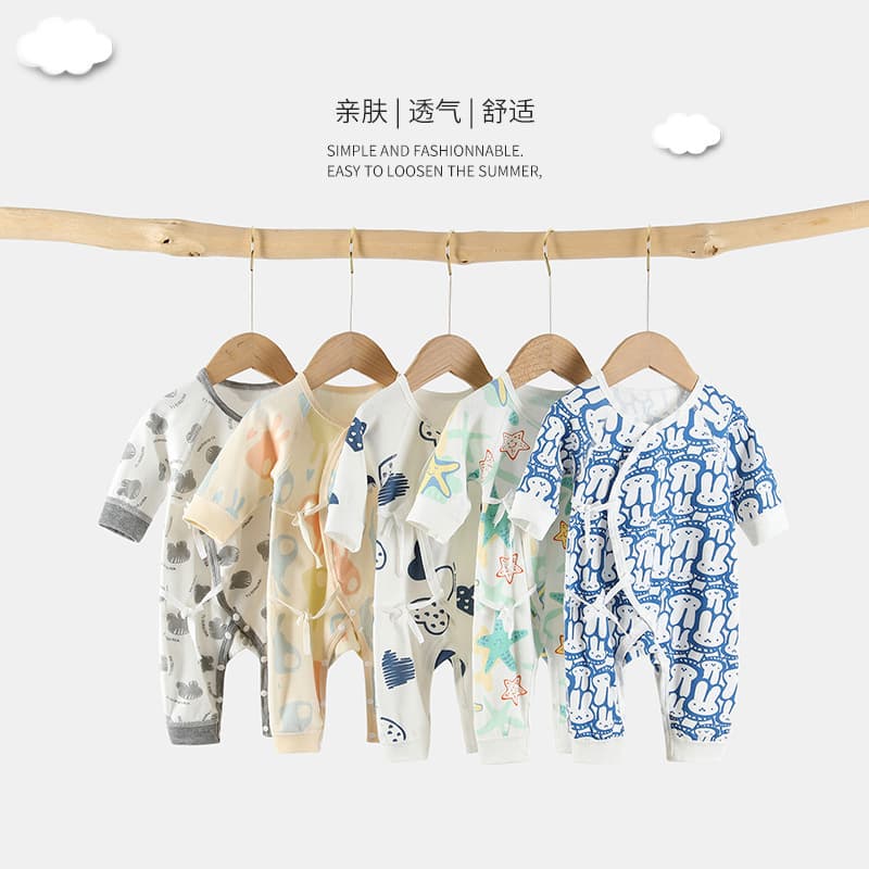 Baby Autumn Bodysuit Cotton Newborn Boys Girls Spring Autumn Long Sleeve Romper Premature Baby Clothes