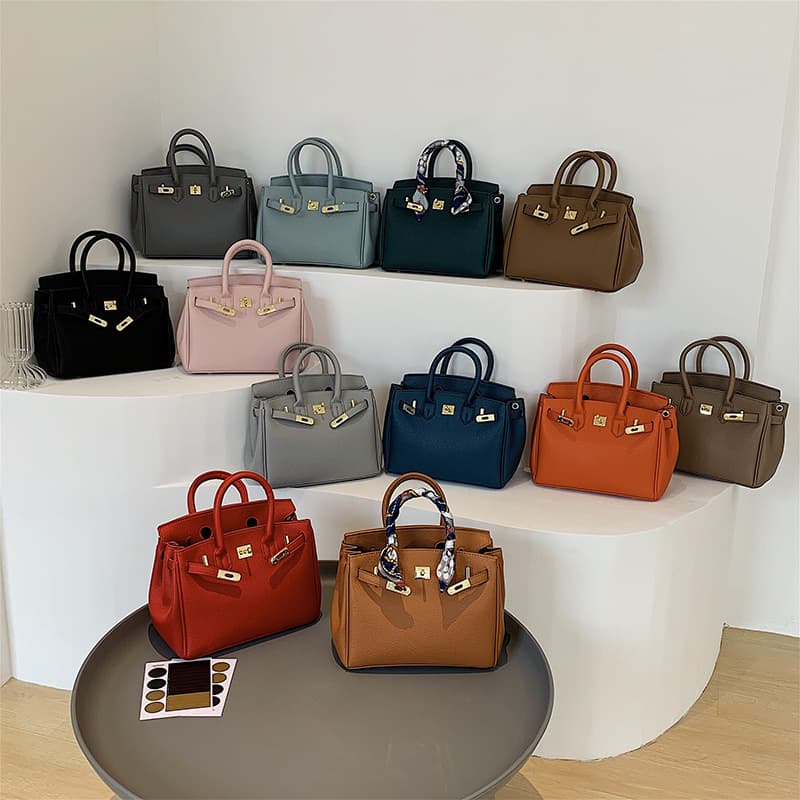 European and American Style Fashion Women's Bag 2024 New Trendy Korean Version Versatile Crossbody Bag Elegant Handbag Kelly Bag