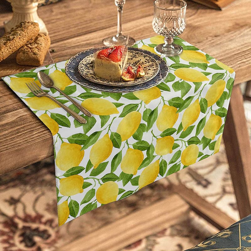 shein fabric tablecloth waterproof and oil-proof no-wash anti-scalding TPU square tablecloth table mat household square tablecloth