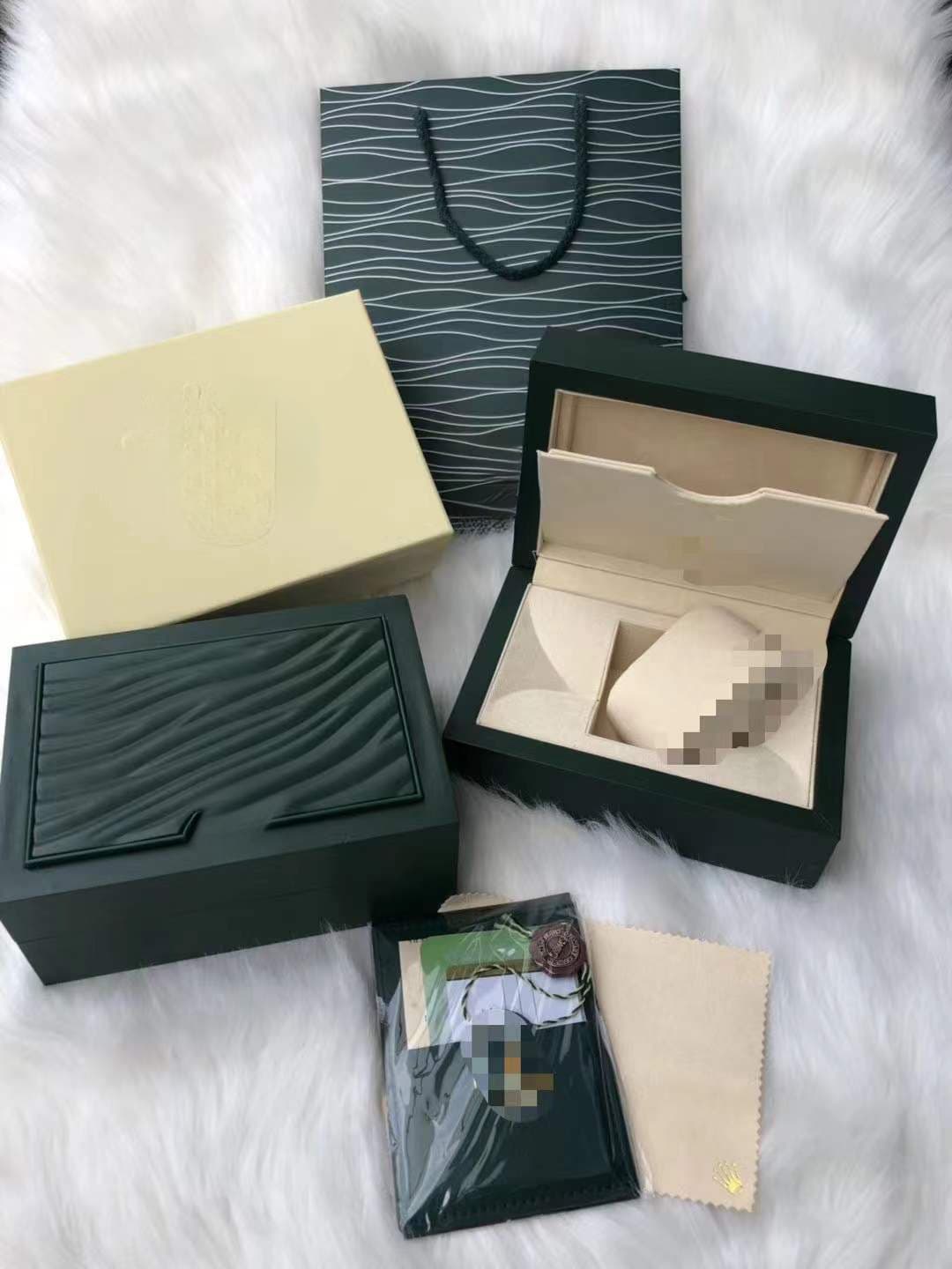 Watch Box Rolex Submariner Hulk and Black Submariner Watch Packaging Box Wave Pattern Gift Packaging Wholesale