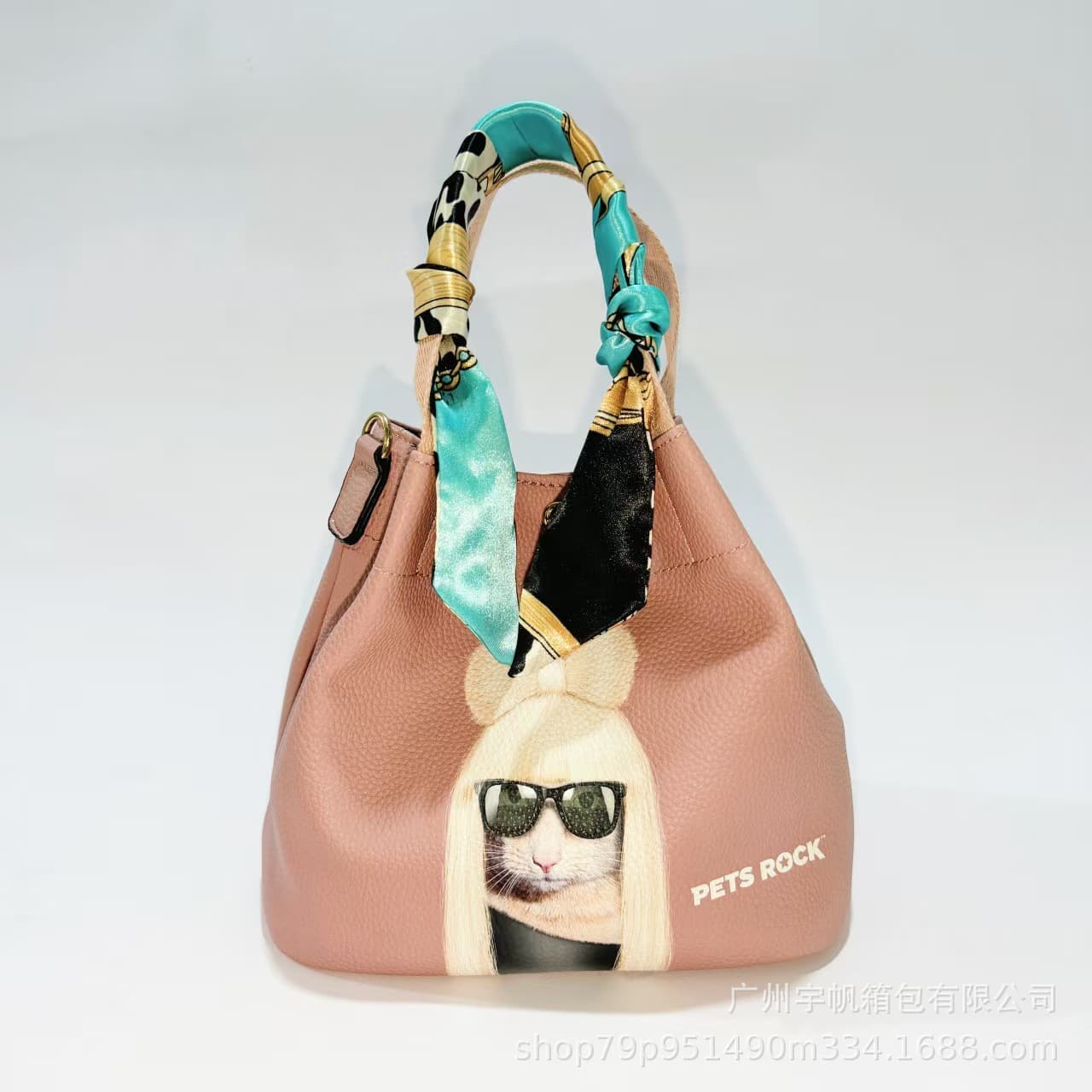 Handheld women's bag Amazon Japan and South Korea 2025 new sweet and cool girl silk scarf fabric portable travel single shoulder cross-body