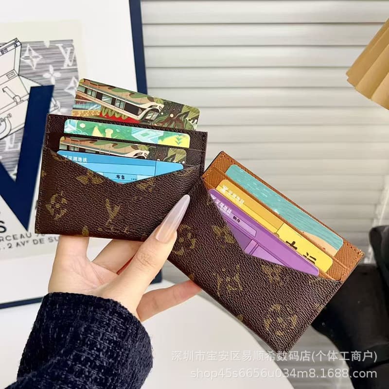 European and American Brand Card Holder Card Case Business Card Holder ID Card Case Student ID Card Case Unisex Coin Purse Cross-Border