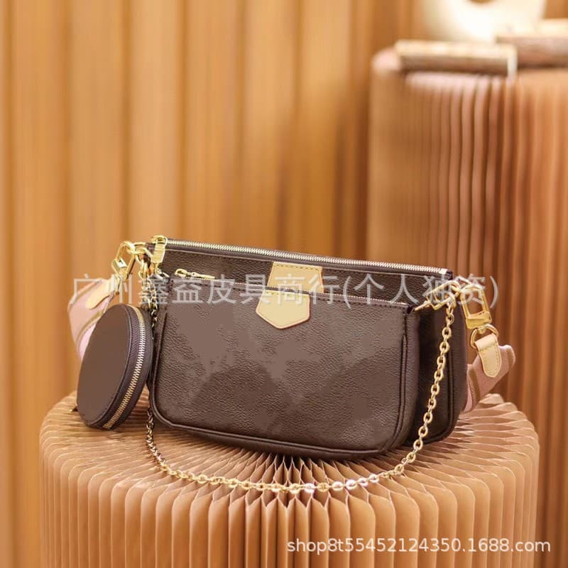 European and American Cross-Border Mahjong Bag Women's Pochette Five-in-One Women's Bag Shoulder Bag Crossbody Bag 2025 New Style