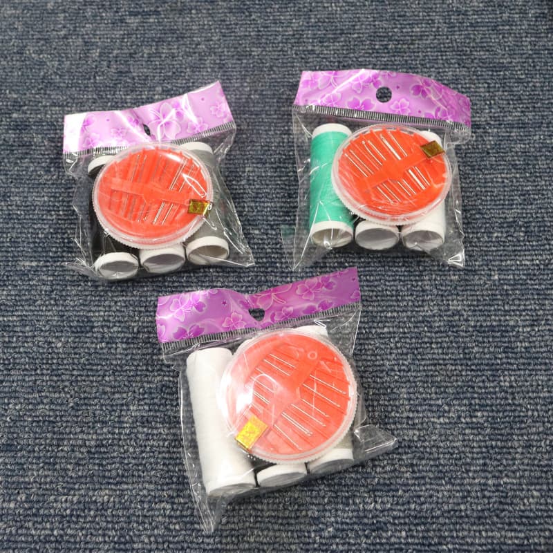 Sewing Kit Household Daily Necessities Sewing Needles Pins 1 Dollar Store Three-Line Sewing Kit Wholesale