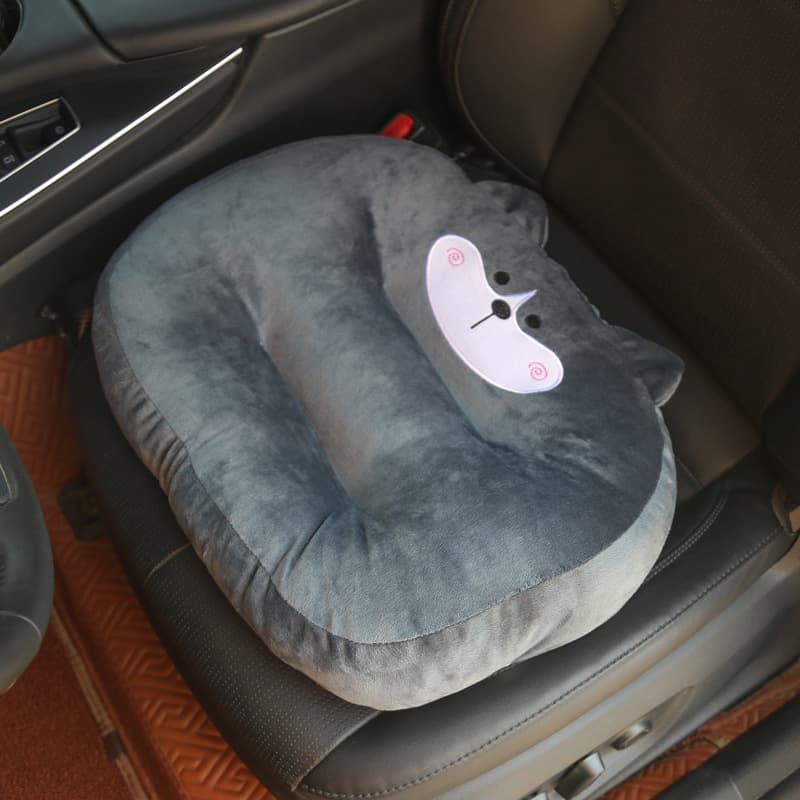 Special driving test practice seat cushion, thickened and elevated for short individuals, breathable car seat pad