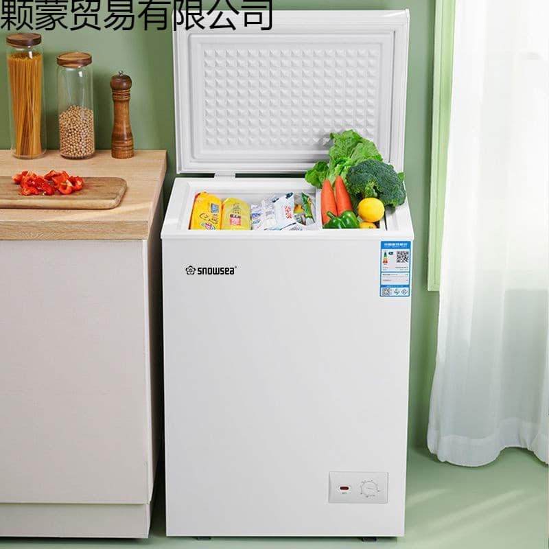 Small Freezer Household Mini Freezer Chest Freezer Dual-Use Refrigerator Freezer Horizontal Freezer