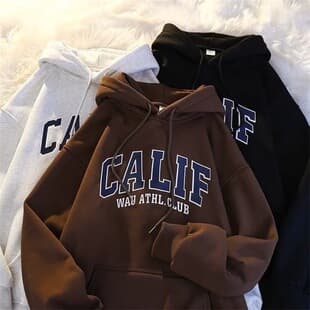 2026 Autumn Winter New Thickened Fleece Hoodie Men Oversize Korean Style Loose Student Jacket Top Men Trend