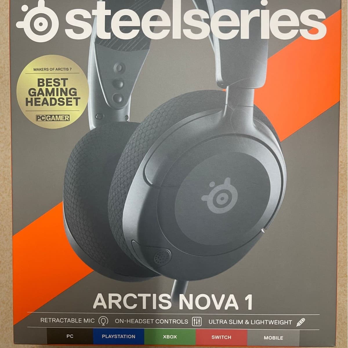 Nova1 Wired Over-ear Headset with Noise-canceling Microphone for Esports Gaming Office Home Universal 3.5mm
