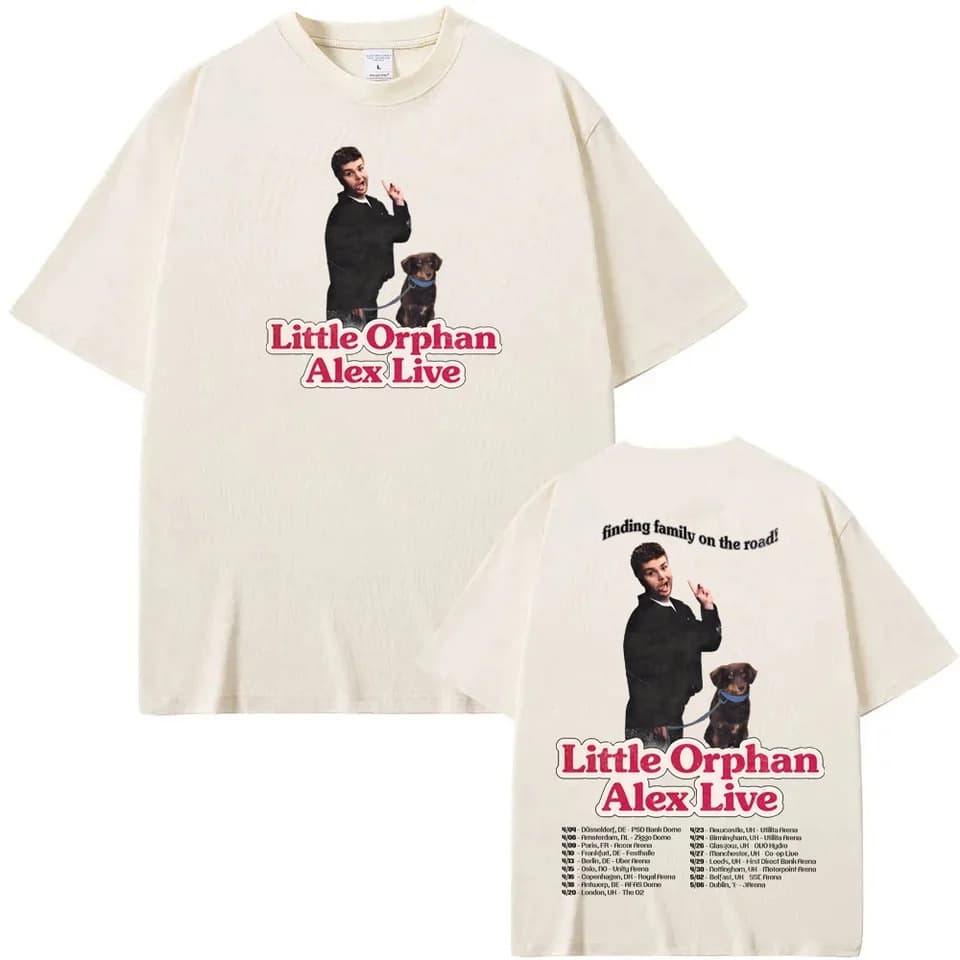 Alex Warren 2026 European Arena Tour T-Shirt Summer New Korea