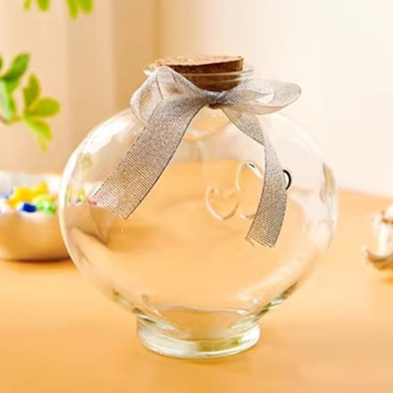 Glass Wish Bottle Storage Jar Rainbow Bottle Empty Bottle Lucky Star Origami Stars Glow-in-the-Dark Starry Sky Five-Pointed Star Collection