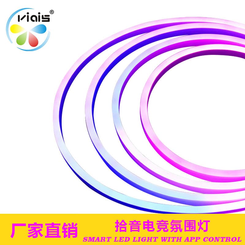 LED Strip Light Colorful Running Horse Flexible Soft Light Bar RGB IC Color Changing Outdoor Atmosphere Neon Strip
