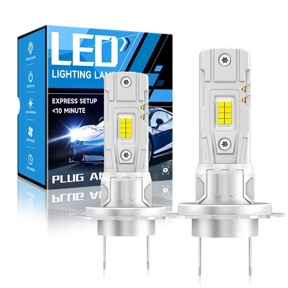 Factory direct sales 1:1 direct plug-in LED car lights 8-core 35W car LED headlights modified and upgraded LED headlights