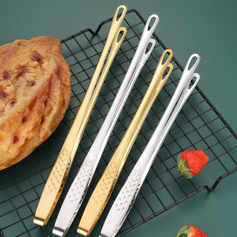 316 Stainless Steel Korean BBQ Tongs, Cross-border Wholesale Strawberry Tongs, Hotel Restaurant Buffet Steak Tongs, Food Tongs