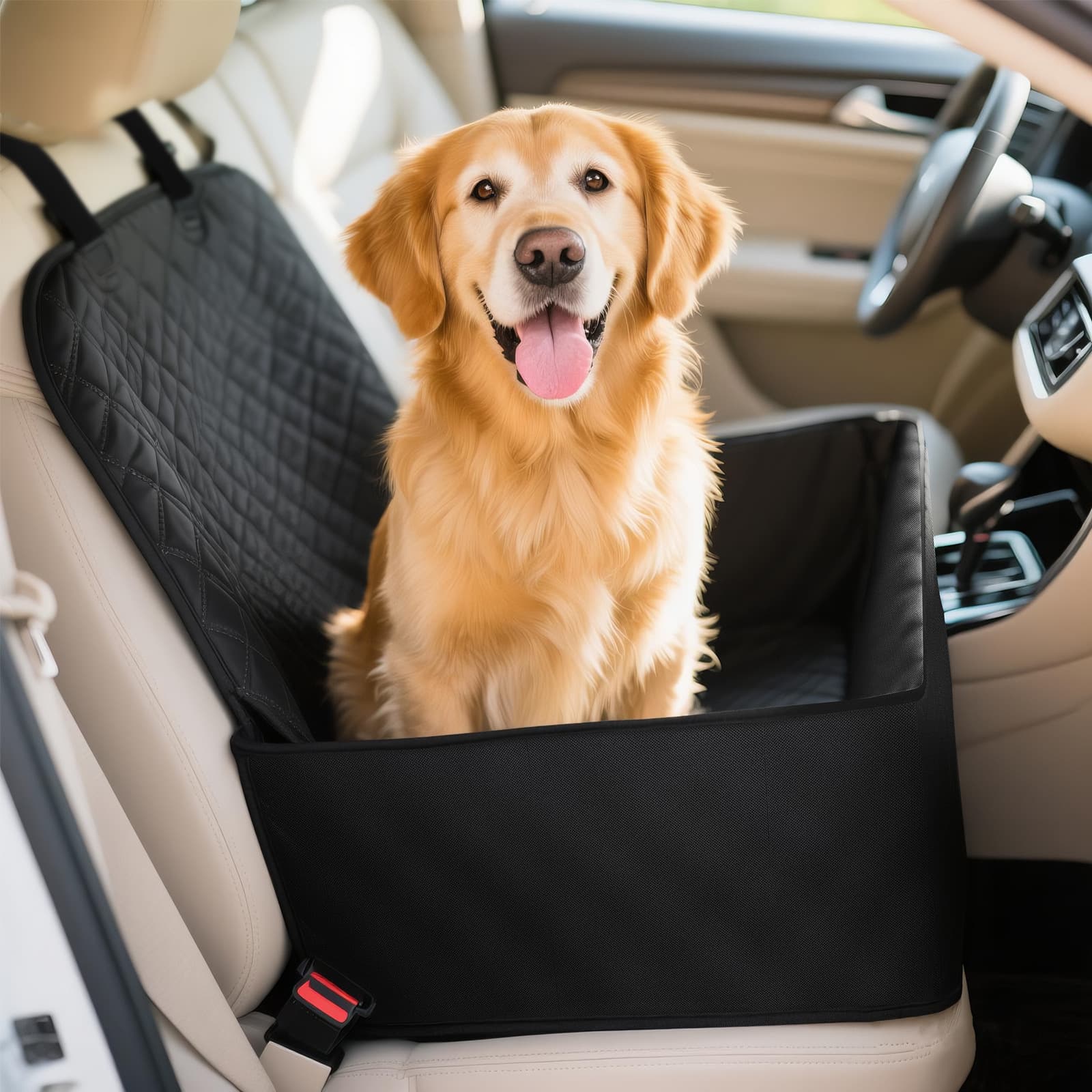 Cross-border hot selling car pet mat waterproof and wear-resistant car dog mat thickened oxford cloth car pet mat wholesale