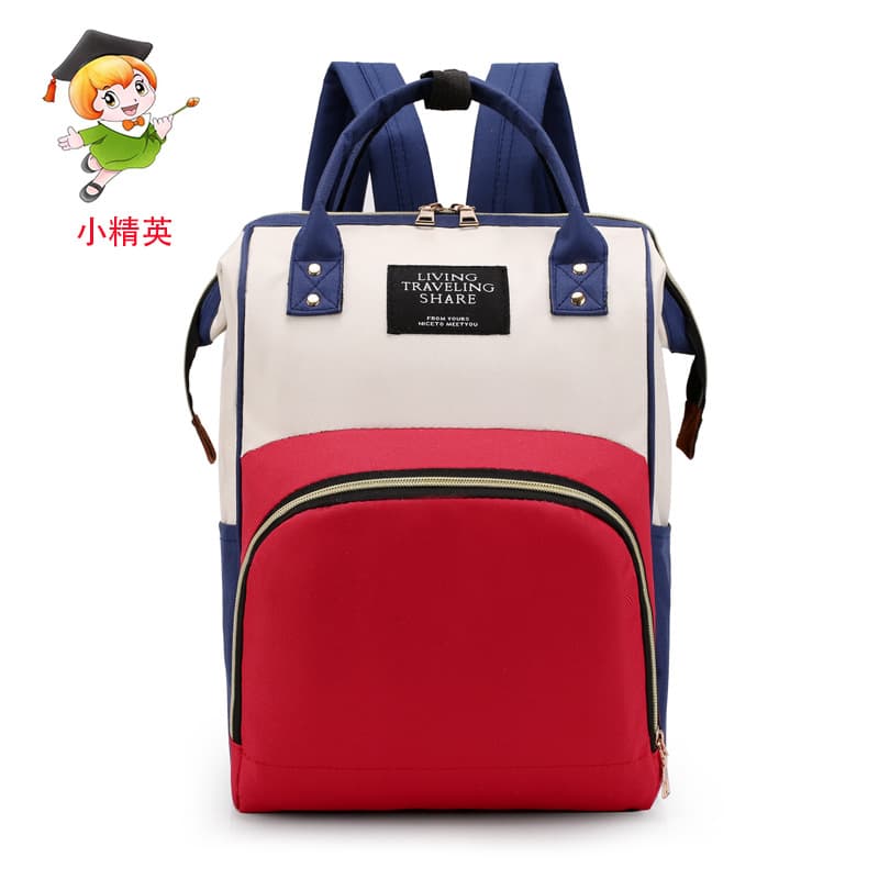 2025 New Mom Bag Lightweight Multi-Function Backpack Women Korean Ins Style Diaper Bag Large Capacity Wholesale