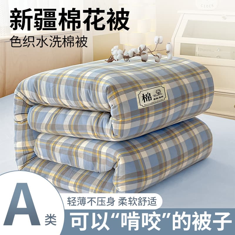 Xinjiang Cotton Quilt Core, Soft Mother-Baby Class A Spring/Autumn Bedding, Air-conditioning Summer Quilt, Student Dormitory Cotton Quilt