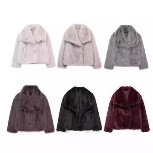 Women's Toca Fox Fur Coat, Autumn/Winter 2025 New Style, Imitation Fur Coat (AliExpress)