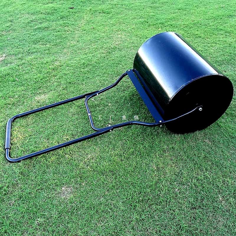 Lawn roller turf leveling compactor, gardening greening compaction machine, rolling grass roller weeder, garden turf laying