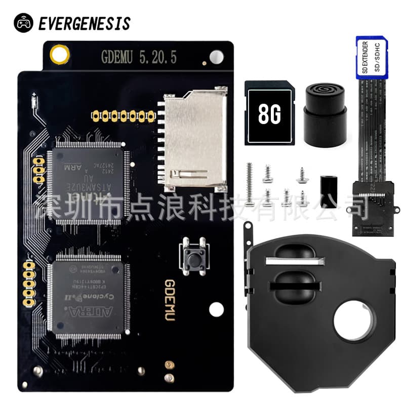 New Sega Dreamcast GDEMU V5.20.5 Black Gold Version 5.15 5.15b Retro Game Card Wholesale