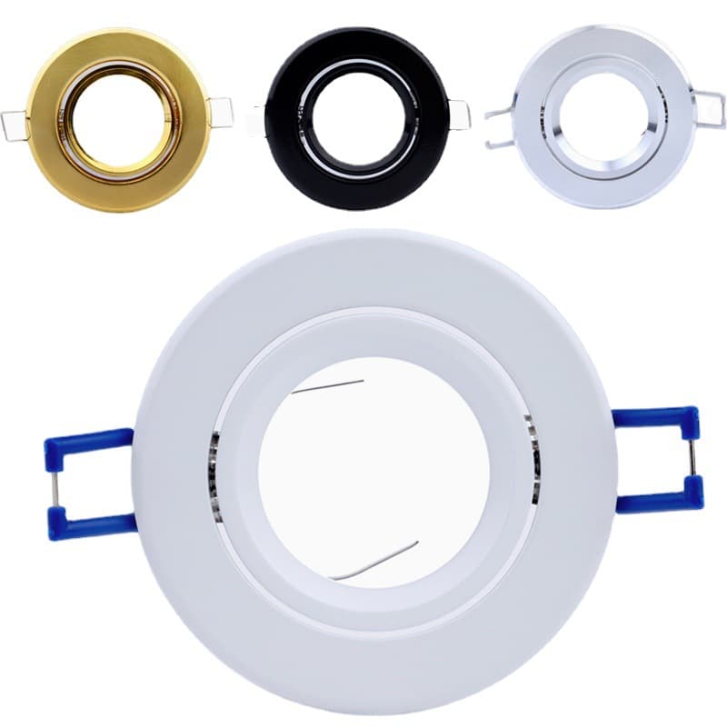 Spotlight Bracket Housing LED Ceiling Light Kit MR11 MR16 Adjustable GU10 Lamp Cup COB Spotlight