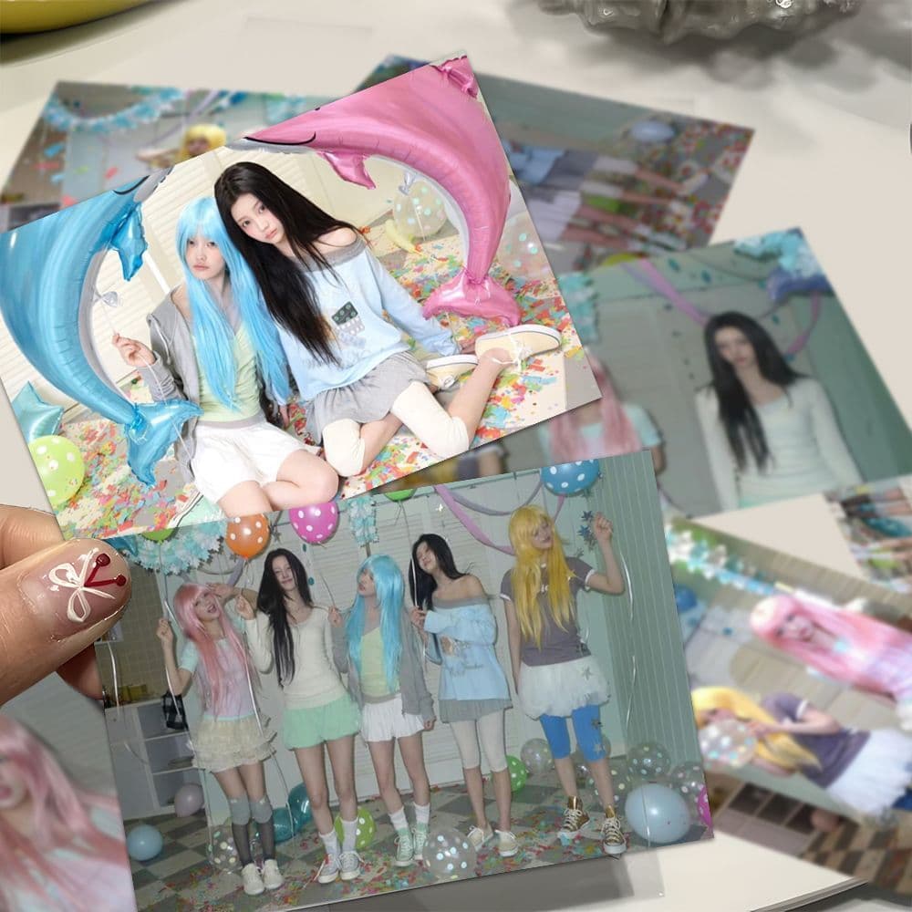32 Illit 6th Generation Girl Group Fan Support High-Visual K-Pop Idol Dopamine Atmosphere Premium Photocards