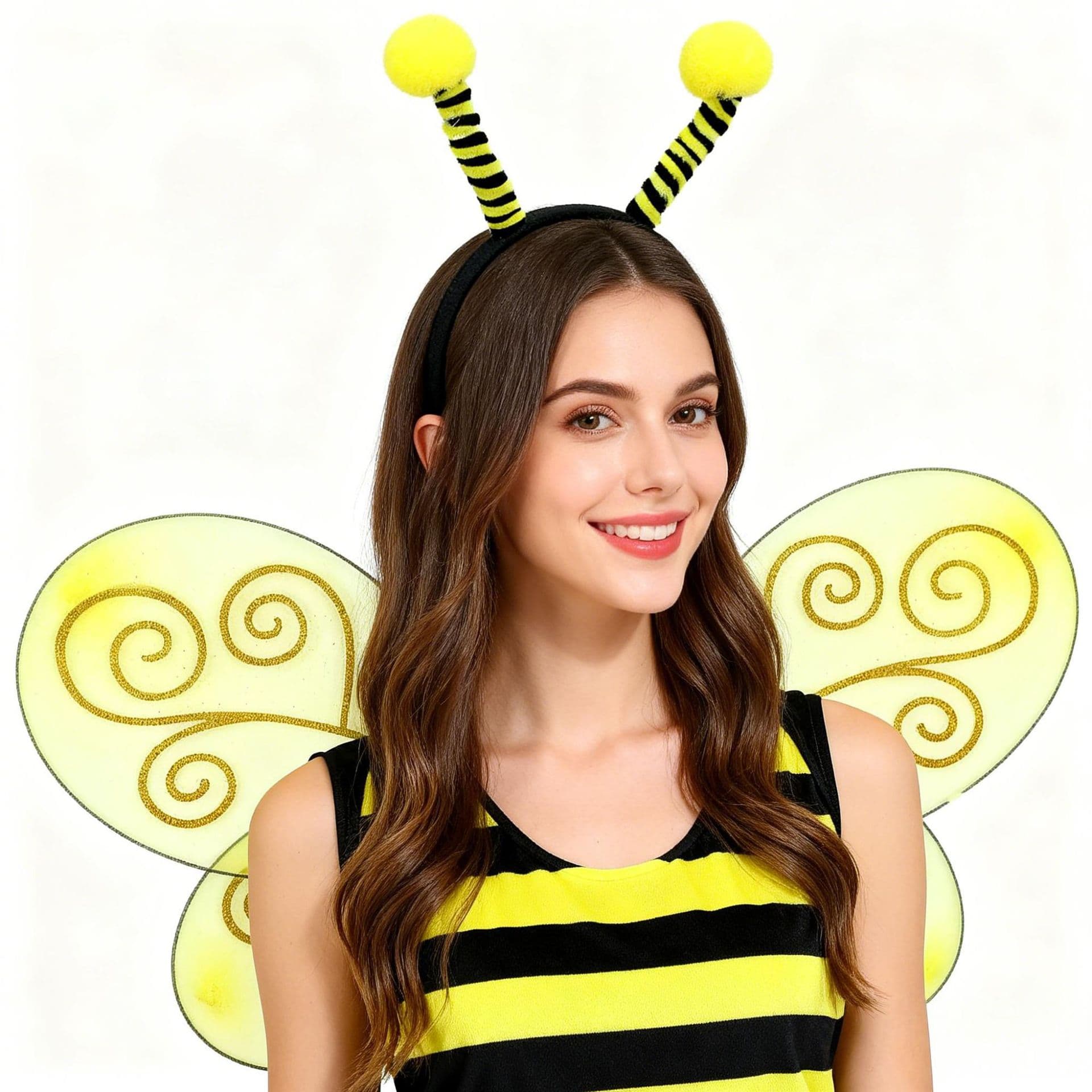 Wing props performance little bee new bee headband elf dress cross-border factory suit spot one size yarn